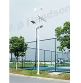 Intelligent solar and wind hybrid LED street lighting system